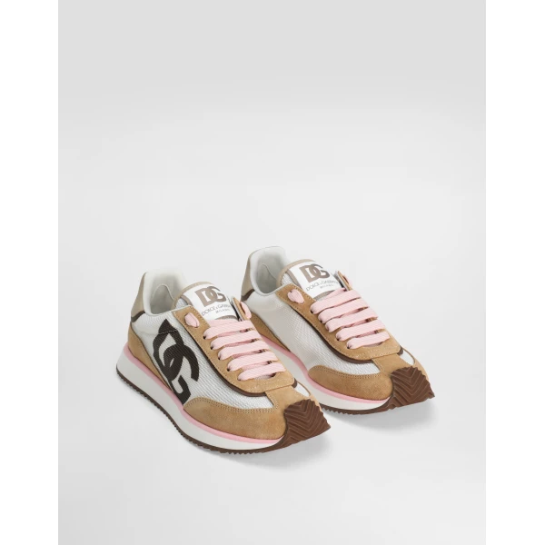 Multicolour Dolce & Gabbana Mixed-material DG CUSHION sneakers, view 2 | Sneakers