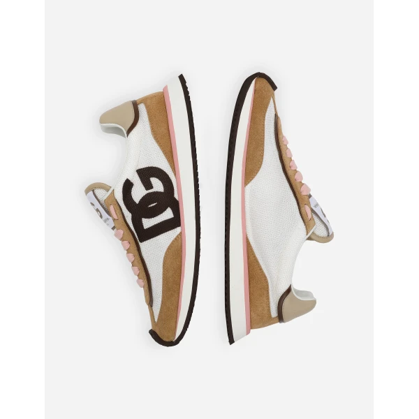 Multicolour Dolce & Gabbana Mixed-material DG CUSHION sneakers, view 5 | Sneakers