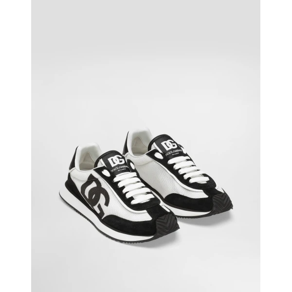 Multicolour Dolce & Gabbana Mixed-material DG CUSHION sneakers, view 2 | Sneakers