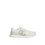 White Dolce & Gabbana Mixed-material DG CUSHION sneakers | Sneakers