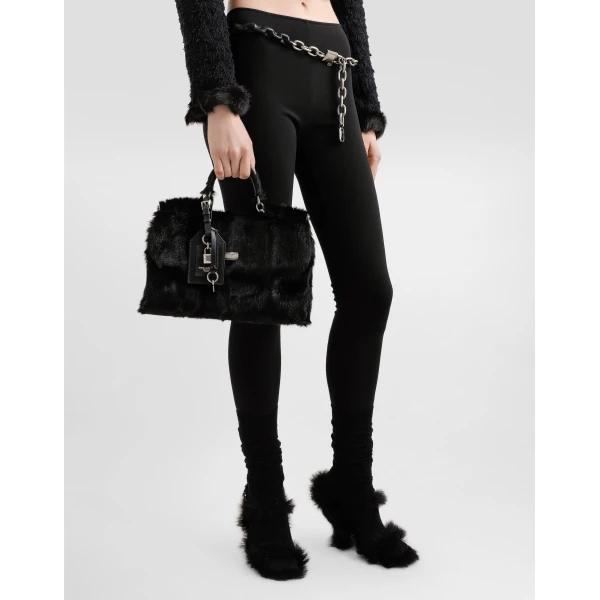 Black Dolce & Gabbana My Sicily bag, view 2 | Totes & Top-Handle Bags