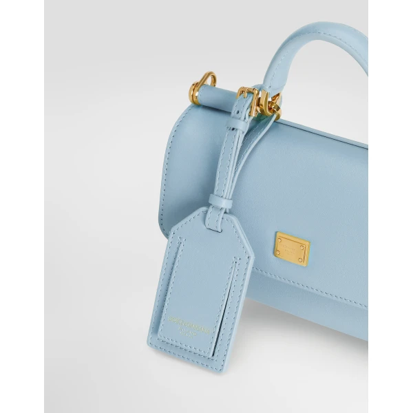 Azure Dolce & Gabbana My Sicily handbag, view 4 | Totes & Top-Handle Bags