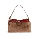 Multicolour Dolce & Gabbana My Sicily shearling and alligator handbag | Totes & Top-Handle Bags