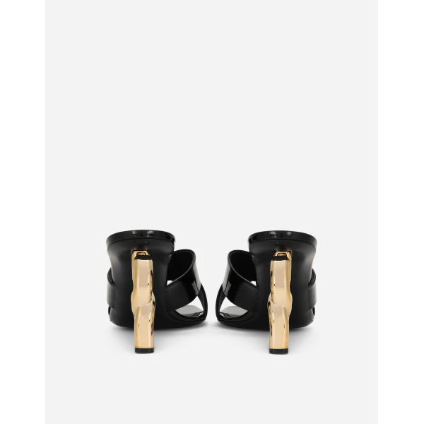Black Dolce & Gabbana Patent leather 3.5 mules, view 3 | Mules