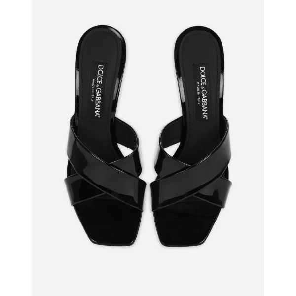 Black Dolce & Gabbana Patent leather 3.5 mules, view 4 | Mules