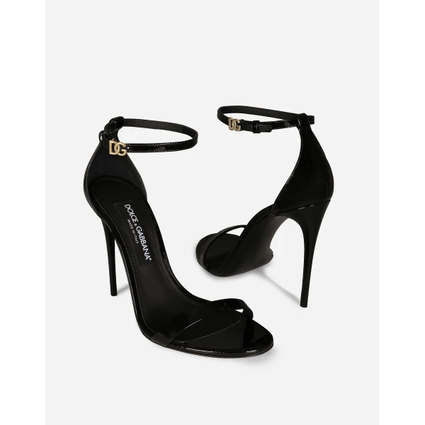 Multicolour Dolce & Gabbana Patent leather sandals, view 5 | Sandals