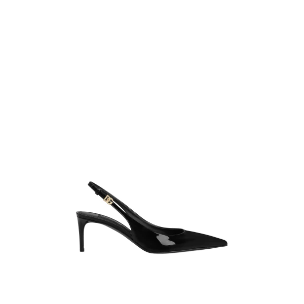 Black Dolce & Gabbana Patent leather slingbacks | Heels