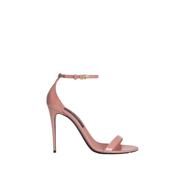 Polished calfskin sandals