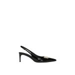 Black Dolce & Gabbana Polished calfskin slingbacks | Heels