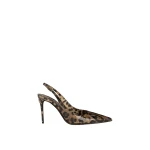 Animal Print Dolce & Gabbana Polished calfskin slingbacks with leopard print | Heels