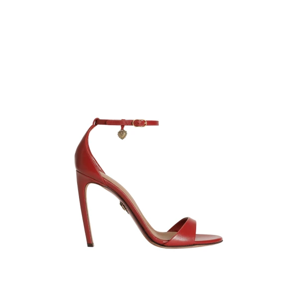 Polished goatskin sandals