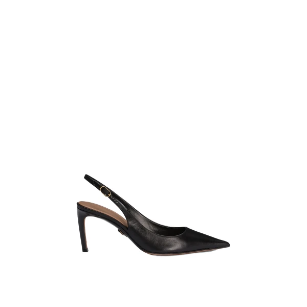Black Dolce & Gabbana Polished goatskin slingbacks | Heels