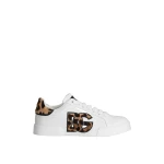 Multicolour Dolce & Gabbana Portofino light strobel leather sneakers | Sneakers