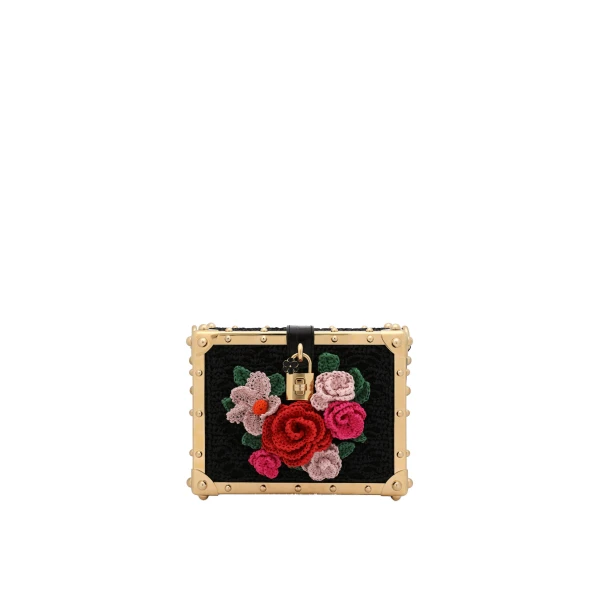 Multicolour Dolce & Gabbana Raffia crochet Dolce Box bag | Totes & Top-Handle Bags