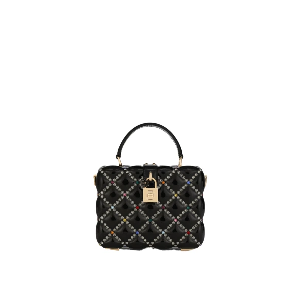 Multicolour Dolce & Gabbana Resin Dolce Box bag with rhinestones | Totes & Top-Handle Bags