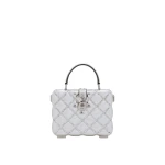 Silver Dolce & Gabbana Resin Dolce Box bag with rhinestones | Totes & Top-Handle Bags