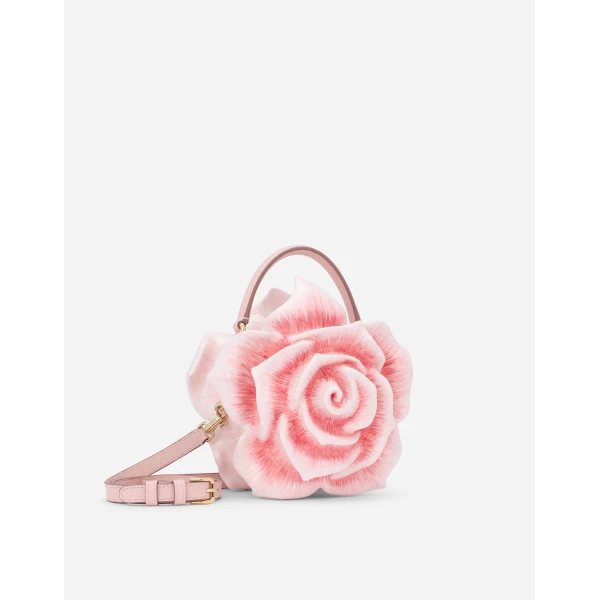 Multicolour Dolce & Gabbana Resin rose-design Dolce Box bag, view 3 | Totes & Top-Handle Bags