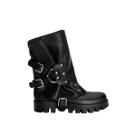 Black Dolce & Gabbana Rubber and calfskin ankle boots | Boots
