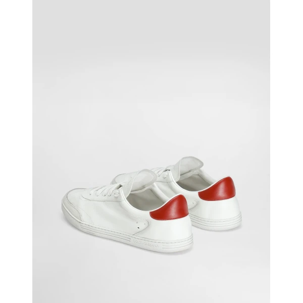 Multicolour Dolce & Gabbana Saint Tropez Light calfskin sneakers, view 3 | Sneakers