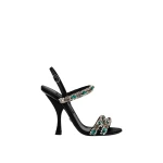 Black Dolce & Gabbana Sandals with embroidery | Sandals