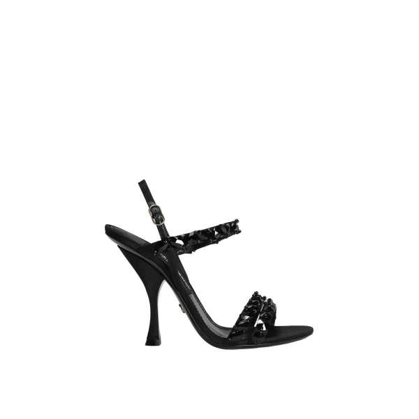 Multicolour Dolce & Gabbana Sandals with rhinestone embroidery | Sandals