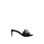 Black Dolce & Gabbana Satin mules with embroidery | Mules