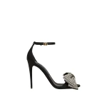 Multicolour Dolce & Gabbana Satin sandals with rhinestone embellishment | Sandals