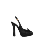Black Dolce & Gabbana Satin slingbacks | Heels