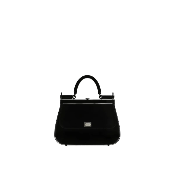 Black Dolce & Gabbana Sicily Box handbag | Totes & Top-Handle Bags