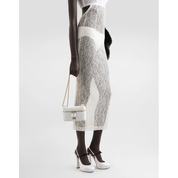 White Dolce & Gabbana Sicily crossbody bag, view 2 | Shoulder & Crossbody Bags