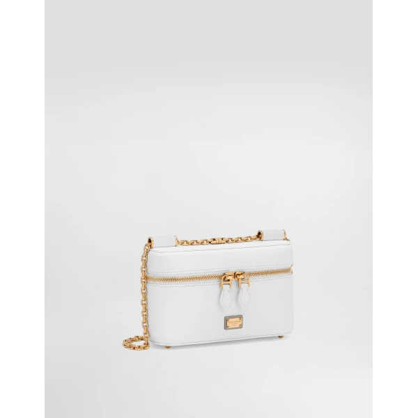 White Dolce & Gabbana Sicily crossbody bag, view 3 | Shoulder & Crossbody Bags