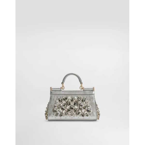 Multicolour Dolce & Gabbana Sicily small handbag, view 4 | Totes & Top-Handle Bags