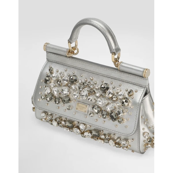Multicolour Dolce & Gabbana Sicily small handbag, view 6 | Totes & Top-Handle Bags