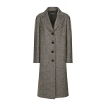 Multicolour Dolce & Gabbana Single-breasted wool herringbone coat | Wool Coat