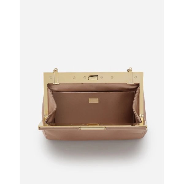 Beige Dolce & Gabbana Small Marlene shoulder bag, view 4 | Shoulder & Crossbody Bags