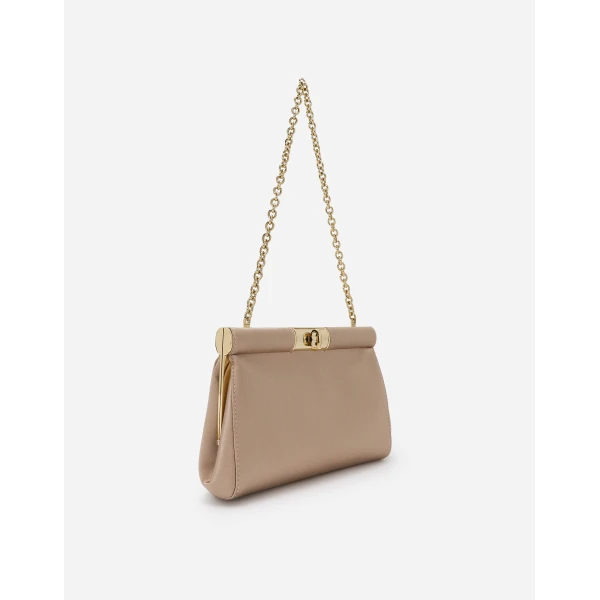 Beige Dolce & Gabbana Small Marlene shoulder bag, view 5 | Shoulder & Crossbody Bags