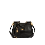 Black Dolce & Gabbana Small My Sicily handbag in plongé calfskin | Totes & Top-Handle Bags