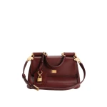 Bordeaux Dolce & Gabbana Small My Sicily handbag in plongé calfskin | Totes & Top-Handle Bags