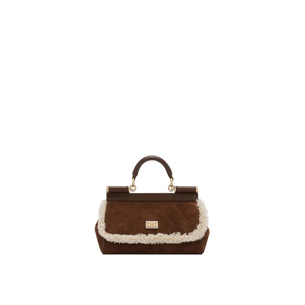 Brown Dolce & Gabbana Small Sicily handbag | Totes & Top-Handle Bags