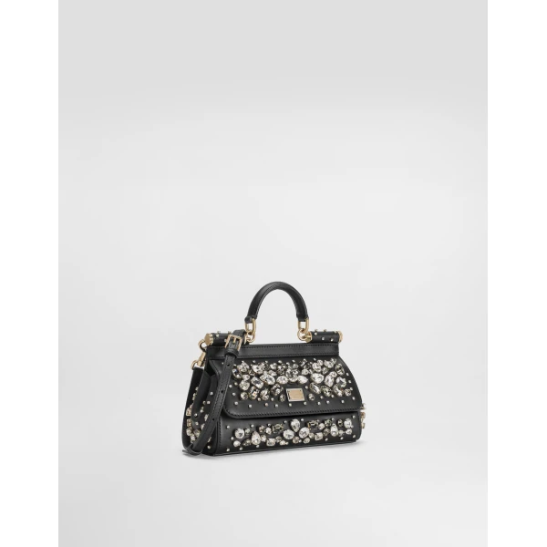 Multicolour Dolce & Gabbana Small Sicily handbag, view 3 | Totes & Top-Handle Bags