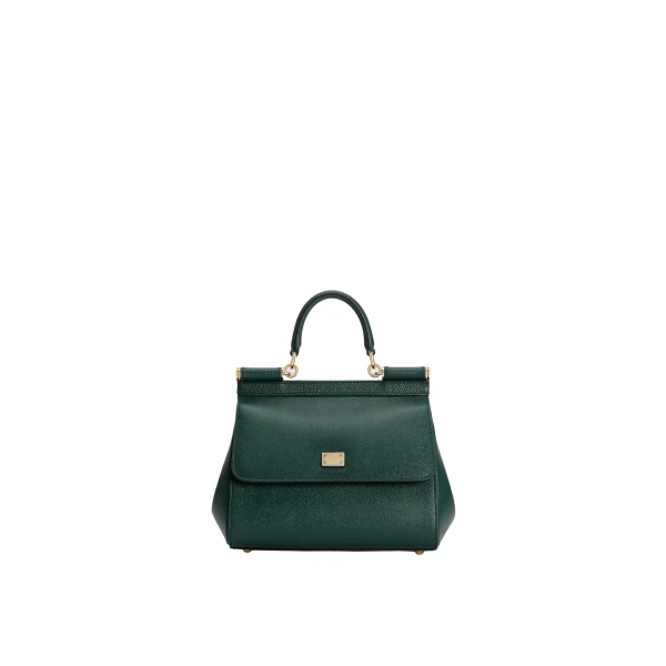 Small Sicily handbag in dauphine calfskin