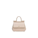 Pink Dolce & Gabbana Small Sicily handbag in dauphine calfskin | Totes & Top-Handle Bags