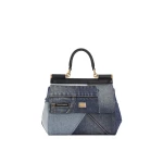 Denim Dolce & Gabbana Small Sicily handbag in denim and calfskin | Shoulder & Crossbody Bags