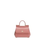 Pink Dolce & Gabbana Small Sicily handbag in patent leather | Totes & Top-Handle Bags