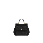Black Dolce & Gabbana Small Sicily handbag in plongé nappa calfskin | Totes & Top-Handle Bags