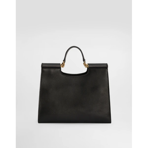 Black Dolce & Gabbana Small Sicily shopper, view 4 | Totes & Top-Handle Bags