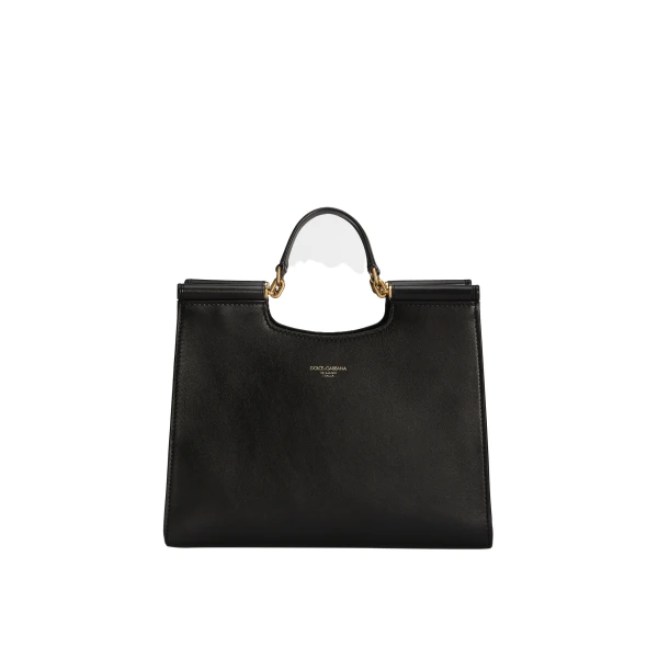 Black Dolce & Gabbana Small Sicily shopper | Totes & Top-Handle Bags