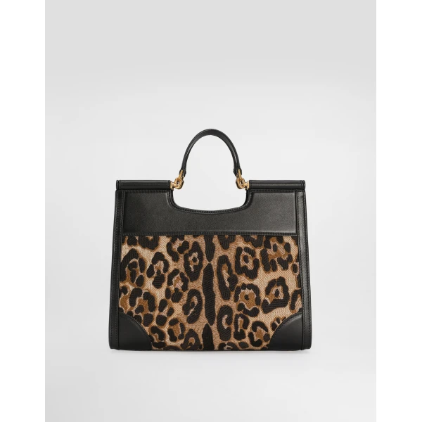 Multicolour Dolce & Gabbana Small Sicily shopper, view 4 | Totes & Top-Handle Bags