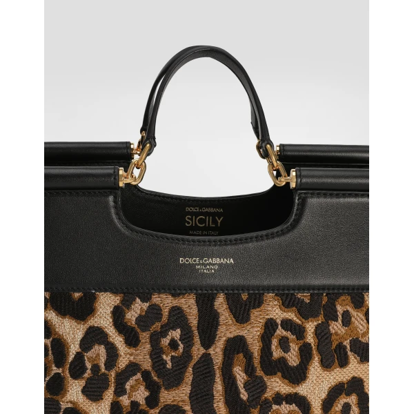 Multicolour Dolce & Gabbana Small Sicily shopper, view 6 | Totes & Top-Handle Bags
