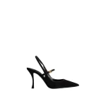 Black Dolce & Gabbana Suede and nappa leather slingback | Heels